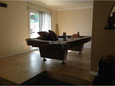 Dining Room. Pool table area (conventionally a din