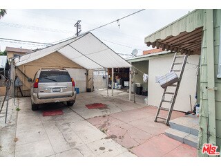 rear of property