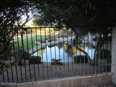 community pond and green belt
