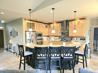 Looking into kitchen