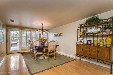 Huge Dining Space opens to the Backyard