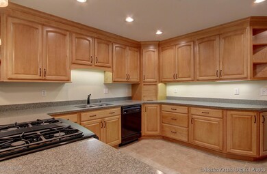 Kitchen with Cherry Cabinets