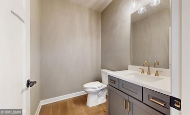 Main level half bath