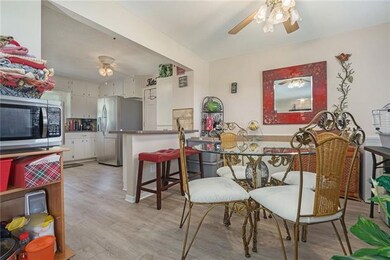 Dining area off the kitchen by the living room on 