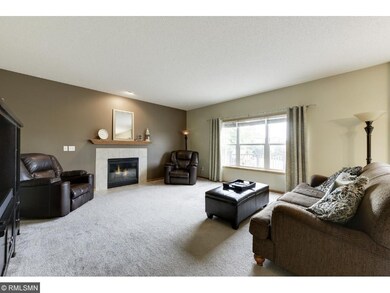 Great room with gas fireplace