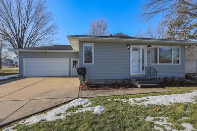 Sidewalk from driveway to front door