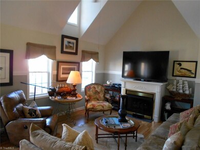 Vaulted ceilings with lots of natural light