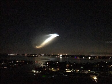Morning launch from Cape Canaveral, on the balcony