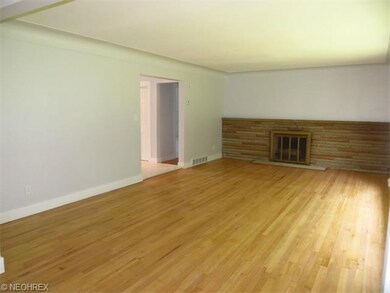 Huge living room with a fireplace