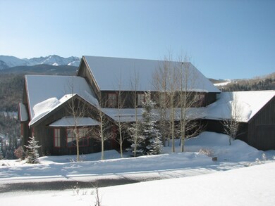 Front of the house in winter
