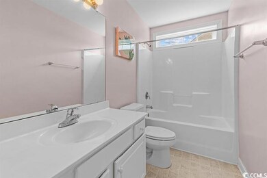 Bathroom with  shower combination and vanity