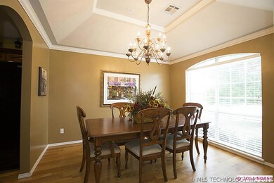Formal dining with bright natural light