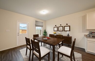 Spacious dining ara *Photos of furnished model. No