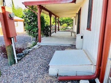 Rear patio
