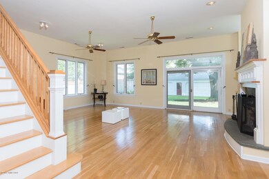 Great Room with Sliding Doors