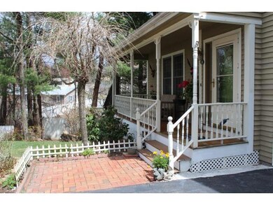 Covered patio with deck above