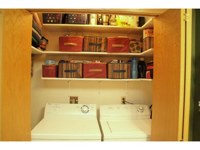 Laundry and storage closet is right off the kitche
