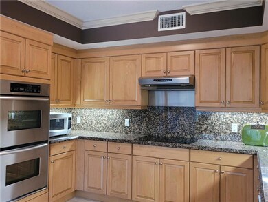 STAINLESS APPLIANCES - GLASS COOK TOP, DOUBLE CONV