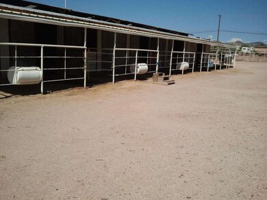 East side of barn