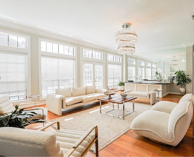 A stylish and inviting formal living space with a