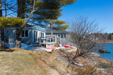 Charming cottage on the shore.