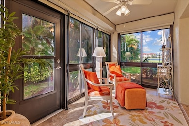 Sunroom / solarium featuring a wealth of natural l