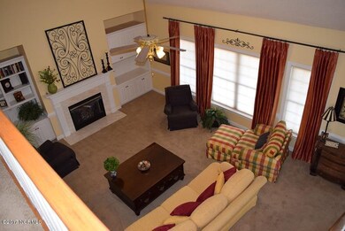 living room view from upstairs