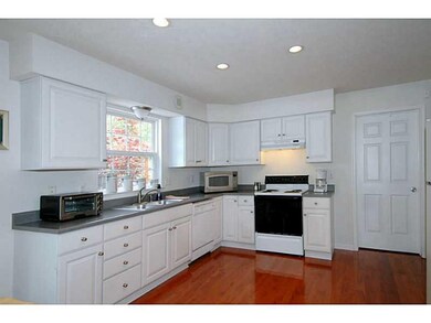 Kitchen. Newer hardwood floors grace the Kitchen w