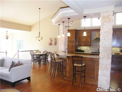 Kitchen Gorumet Kitchen Opens to Great Room