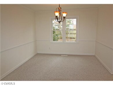 Dining Room - Dining room with new carpet, new pai