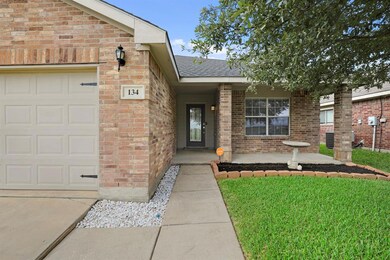 This home features a covered front porch!