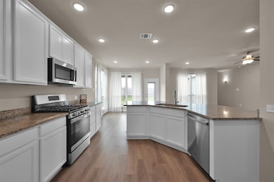 View of the kitchen from the formal area