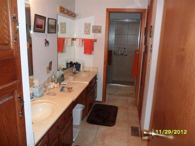 Double vanity in master suite