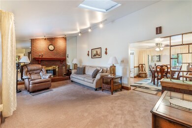 Living Room with Gas Fireplace
