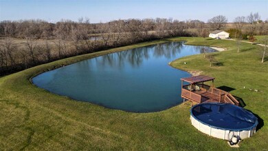 Aerial Pond, pool and deck!