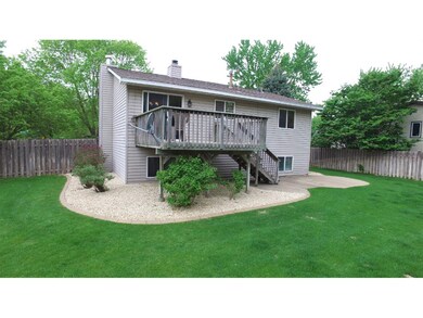 Home features maintenance free vinyl siding and wi