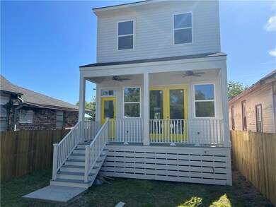 Back of House with porch