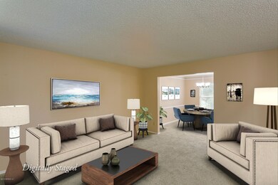 4-Living - Dining Room Staged