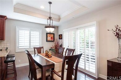 Dining Area flows to Private Backyard