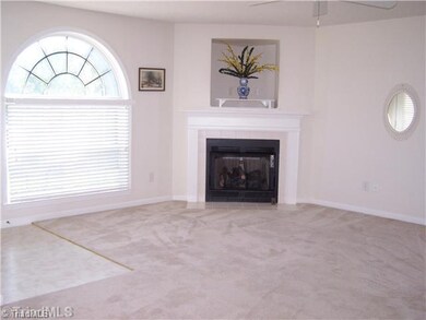 Living Room. Living area with fireplace.