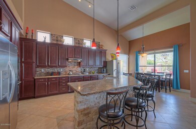 Large eat in kitchen