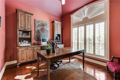 Elegant Study with Plantation Shutters