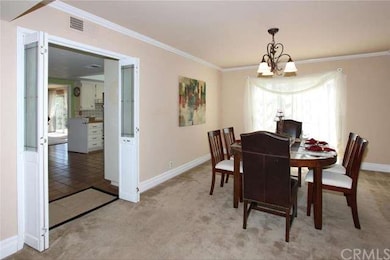 Formal Dining room adjacent to Living room with ea
