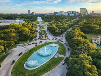 Nearby Mecom Fountain roundabout connects Houston'