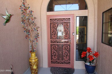 Welcoming front entrance