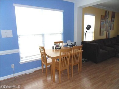 Dining Room. Dining area open to Living room.