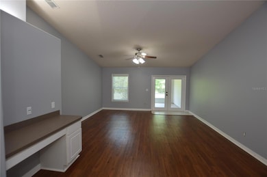 Great Room with Built-in Desk