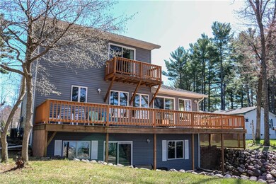 Deck off the main level. Excellent views and space