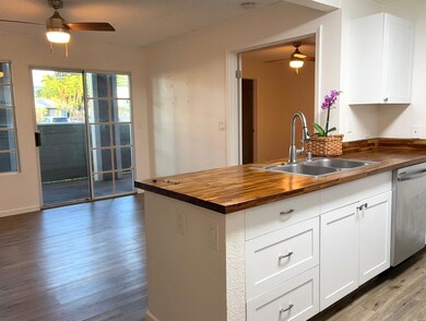 View from the dining area