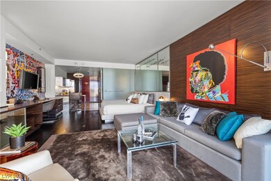 Living area featuring wood finished floors